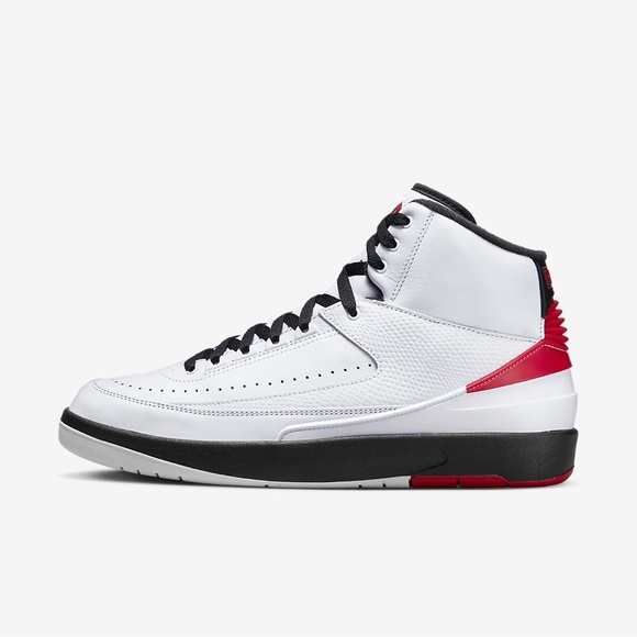 Nike Air Jordan 2 OG Chicago white Black Varsity Red DX2454-106 size 8 - 13 - Picture 6 of 14